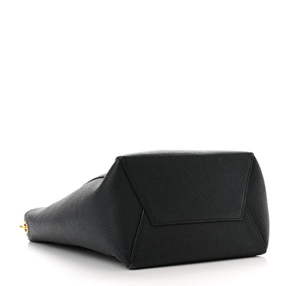 Celine Soft Grained Calfskin Small Sangle Bucket Bag Navy 3 of 9