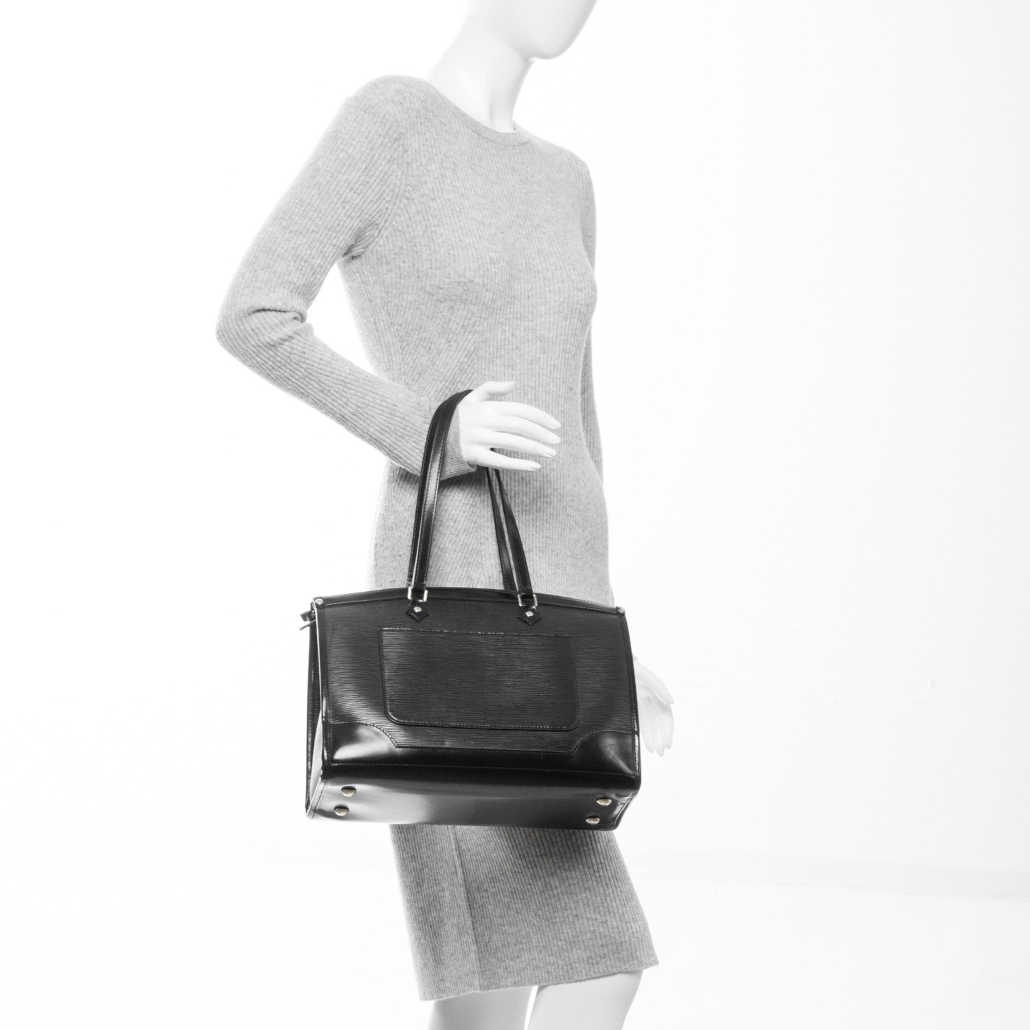 Louis Vuitton Epi Madeleine GM Black 2 of 6