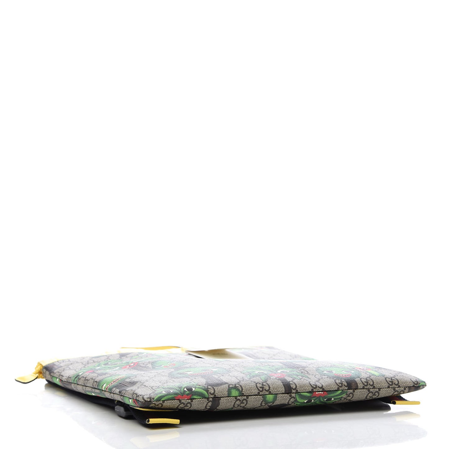 Soft GG Supreme Monogram Smiling Plants Childrens Drawstring Backpack Beige Ebony Multicolor Crop