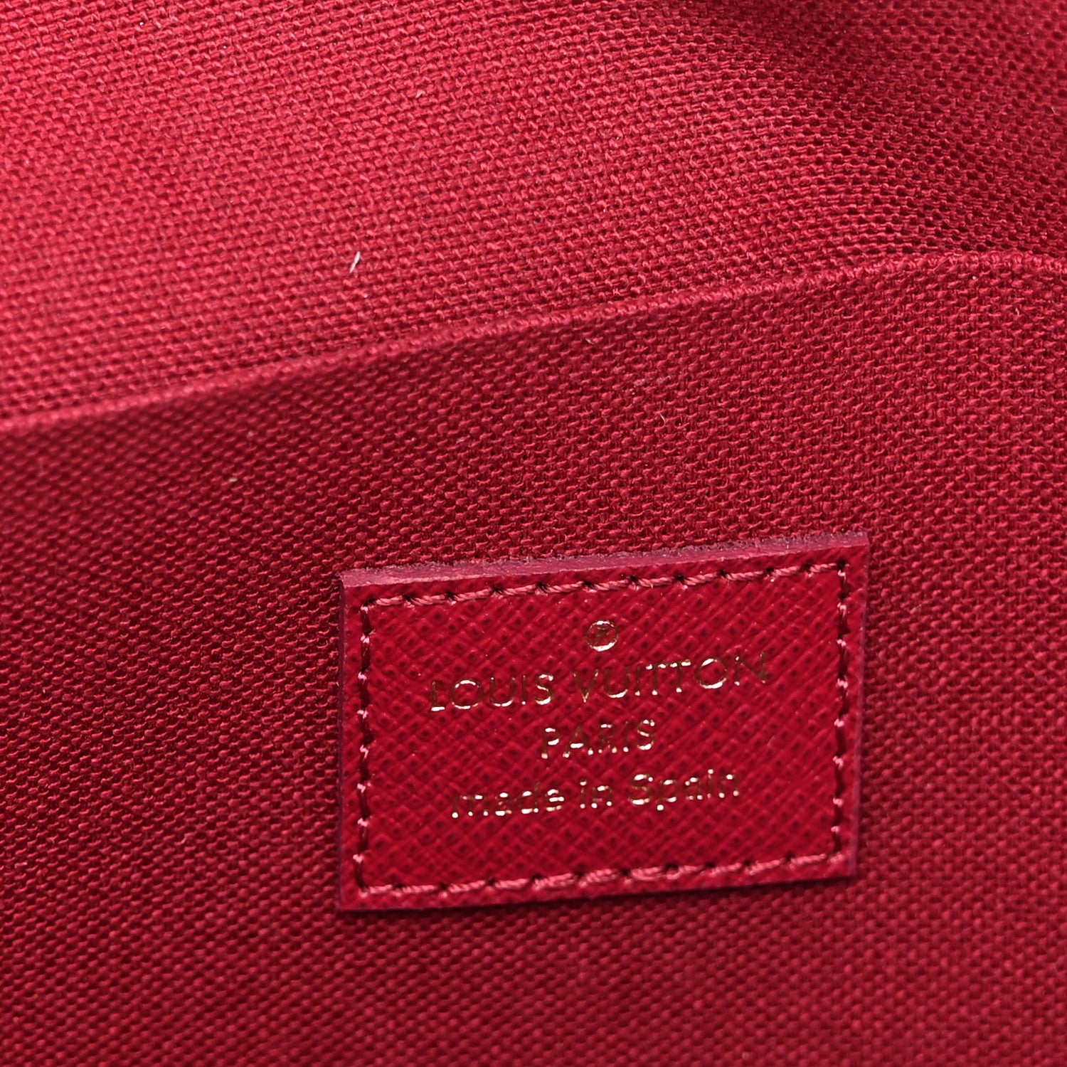 Louis Vuitton Monogram Pochette Felicie Chain Wallet Fuchsia 7 of 11