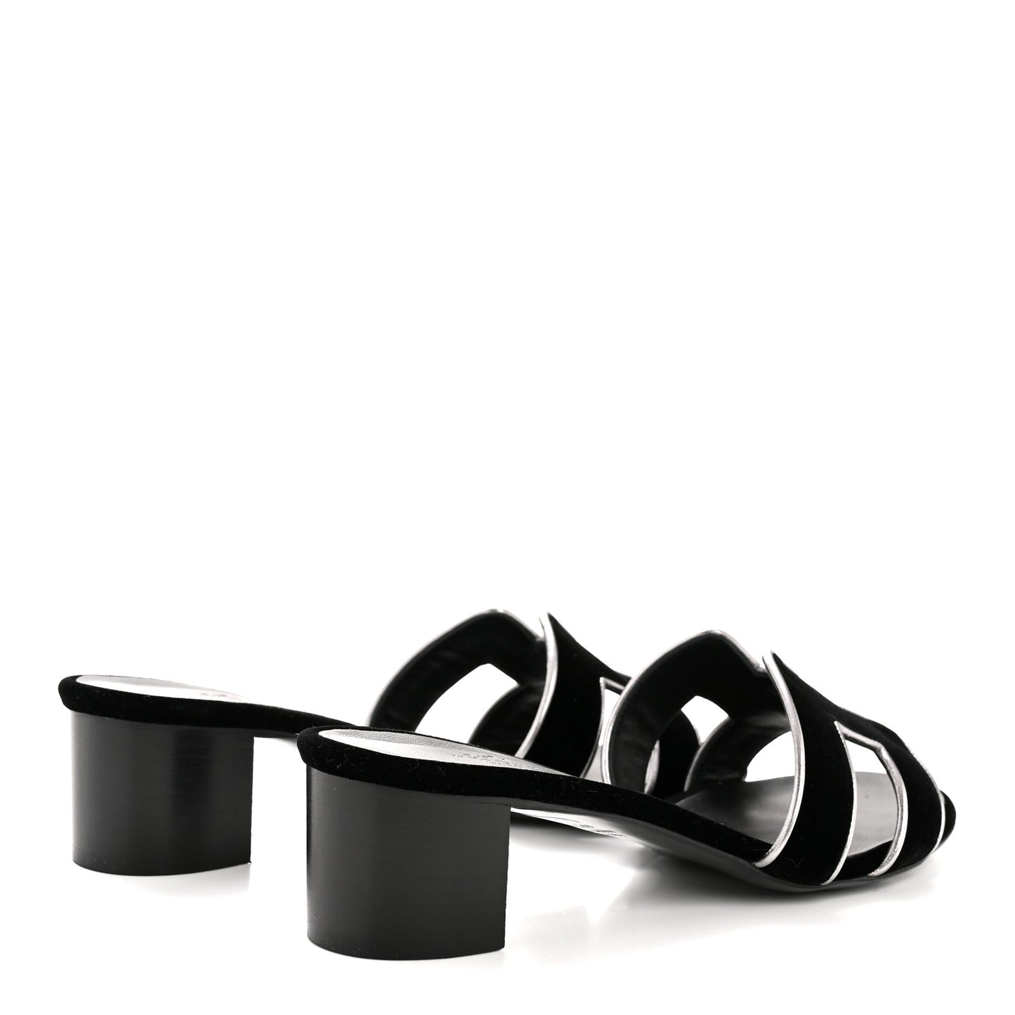 Velvet Nappa Oasis Sandals 39  39 Argent Vieilli