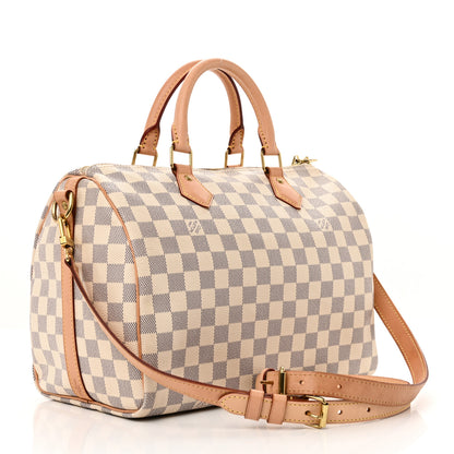 Louis Vuitton Damier Azur Speedy Bandouliere 30 3 of 11