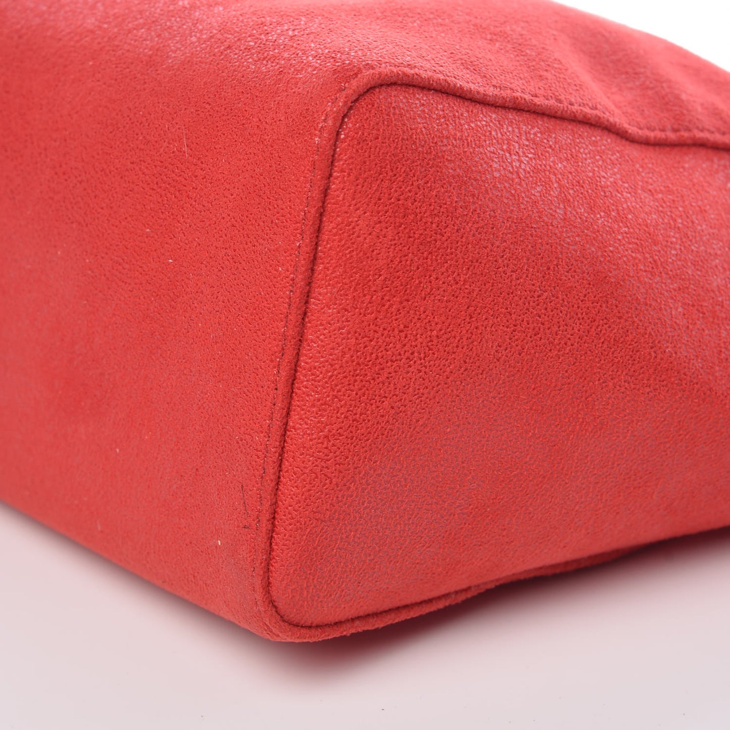 Shaggy Deer Falabella East West Shopper Tote Cherry