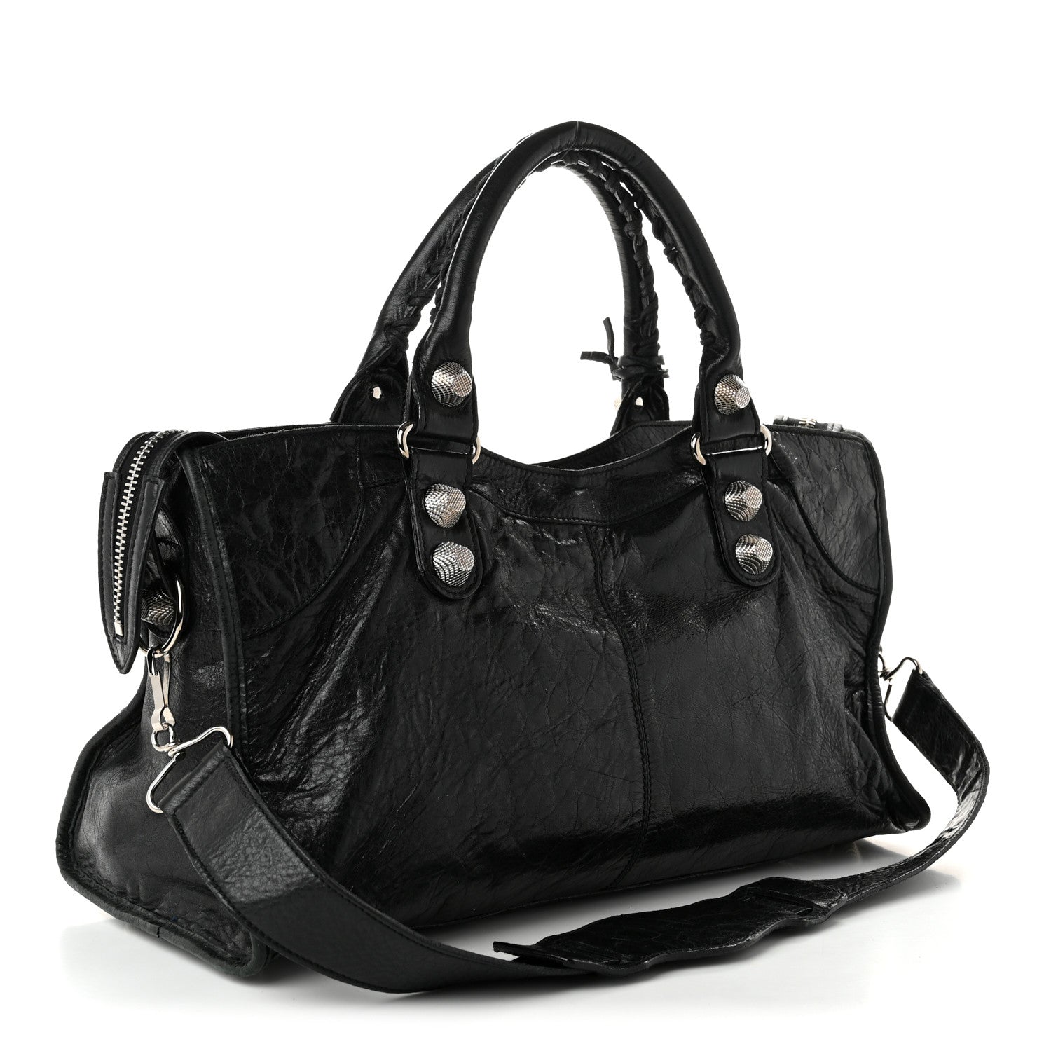Balenciaga Agneau Giant 21 Silver Hardware Part Time Black 4 of 11