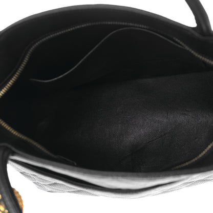Chanel Caviar Quilted Medallion Tote Black 5 of 9