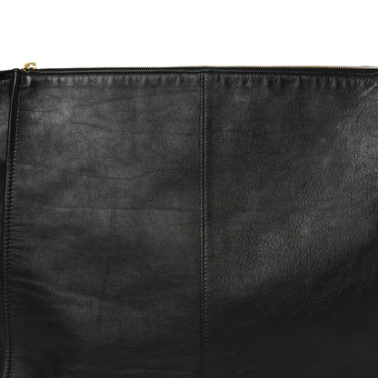 The Row Nappa Aspen Clutch Bag Black 7 of 9