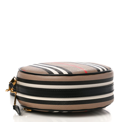 Burberry E-Canvas Calfskin Icon Stripe Louise Bag Archive Beige 4 of 10