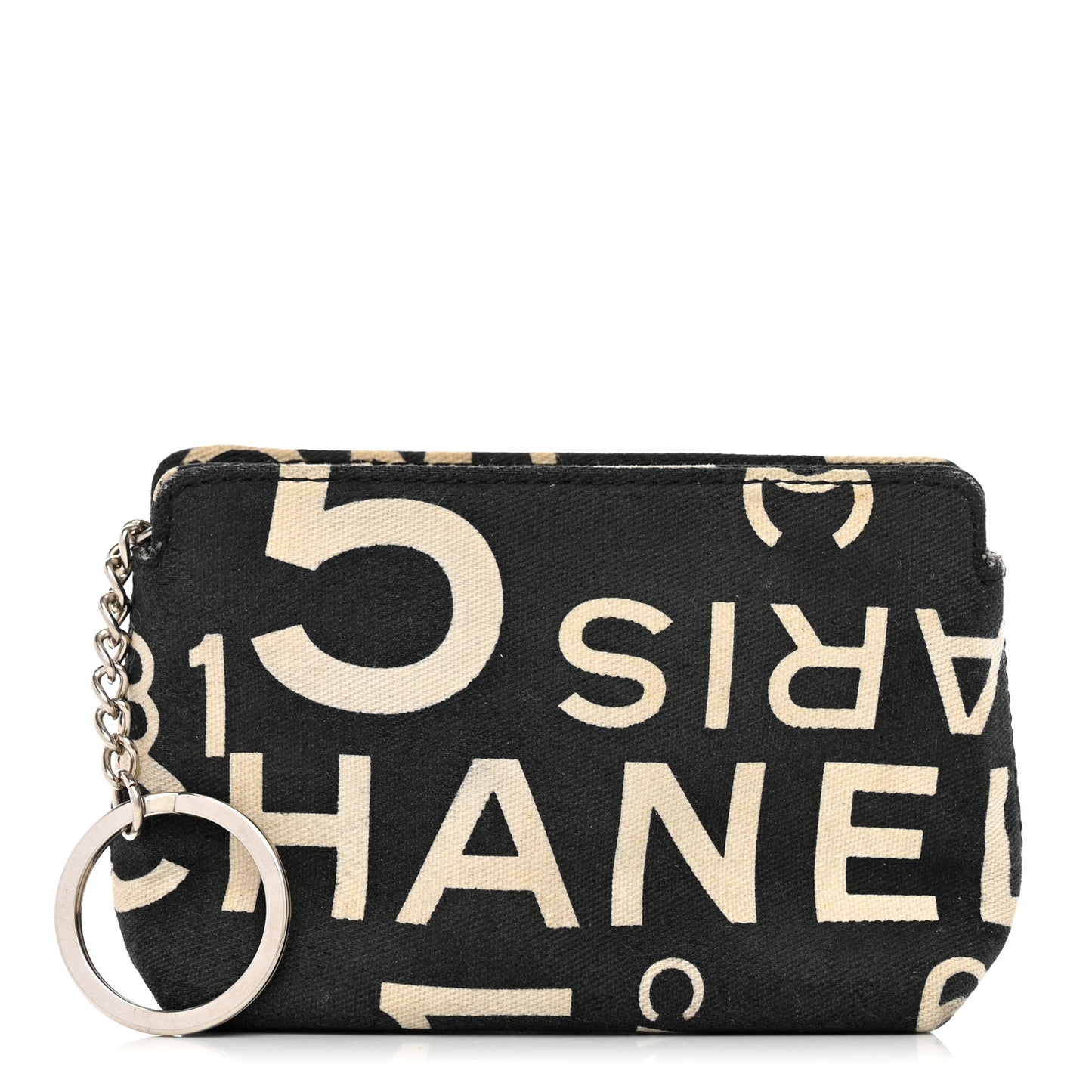 Canvas 31 Rue Cambon Pouch Black