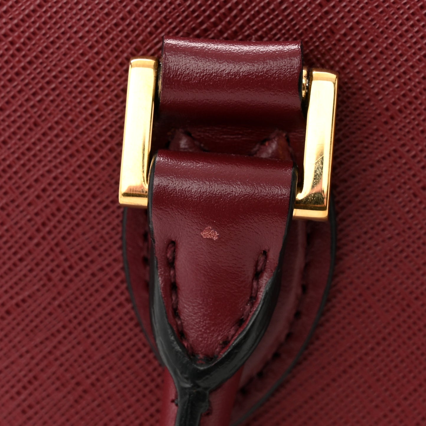 Saffiano Soft Calfskin Small Zippered Tote Cerise