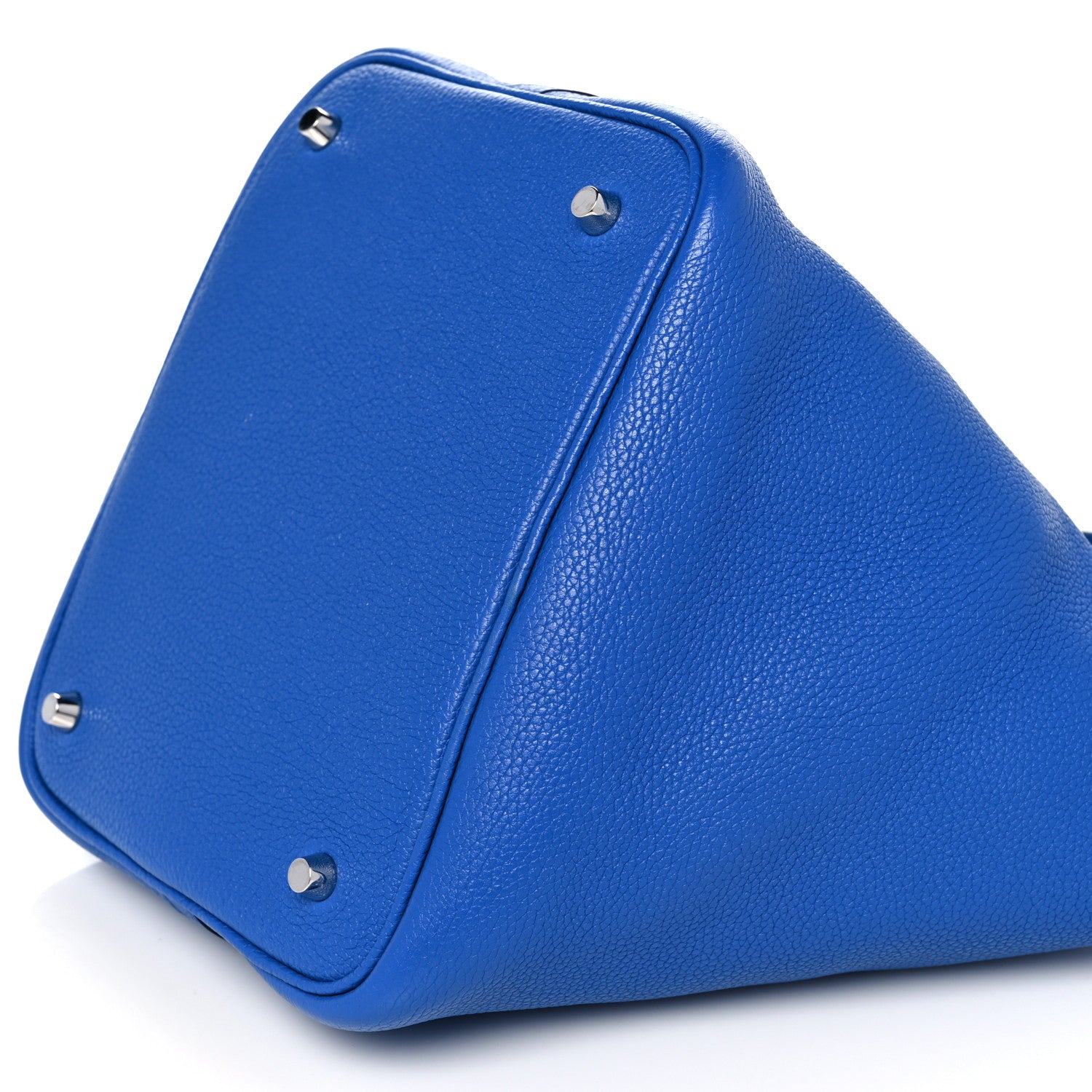 Hermes Taurillon Maurice Picotin Lock 22 MM Bleu Zellige 9 of 11
