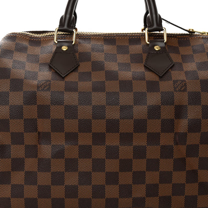 Louis Vuitton Damier Ebene Speedy 30 7 of 9