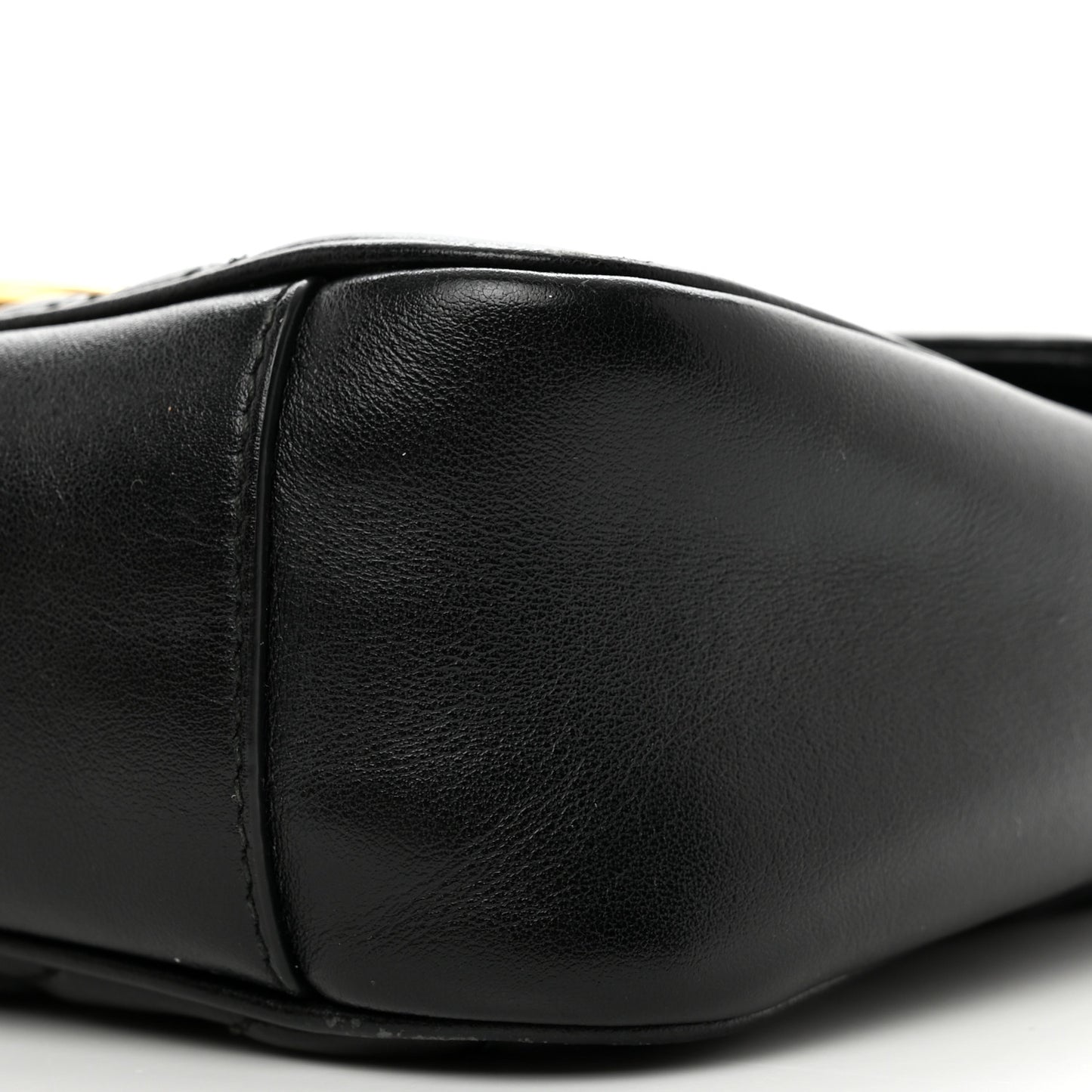 Calfskin Matelasse Small GG Marmont Shoulder Bag Black