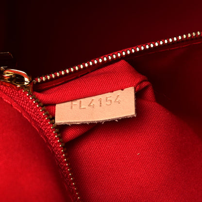 Louis Vuitton Vernis Lockit PM Cherry 7 of 9