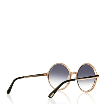 Tom Ford Round Ava 02 Sunglasses TF572 Gold 4 of 4
