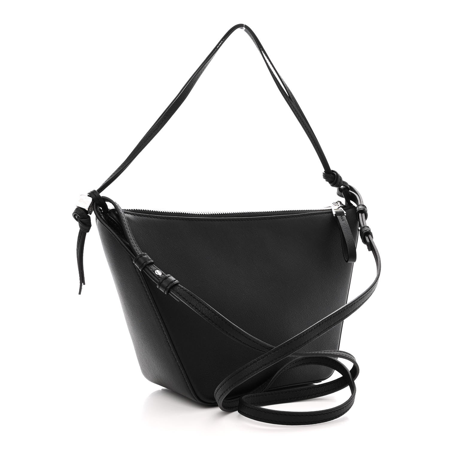 Loewe Calfskin Mini Hammock Hobo Black 2 of 10