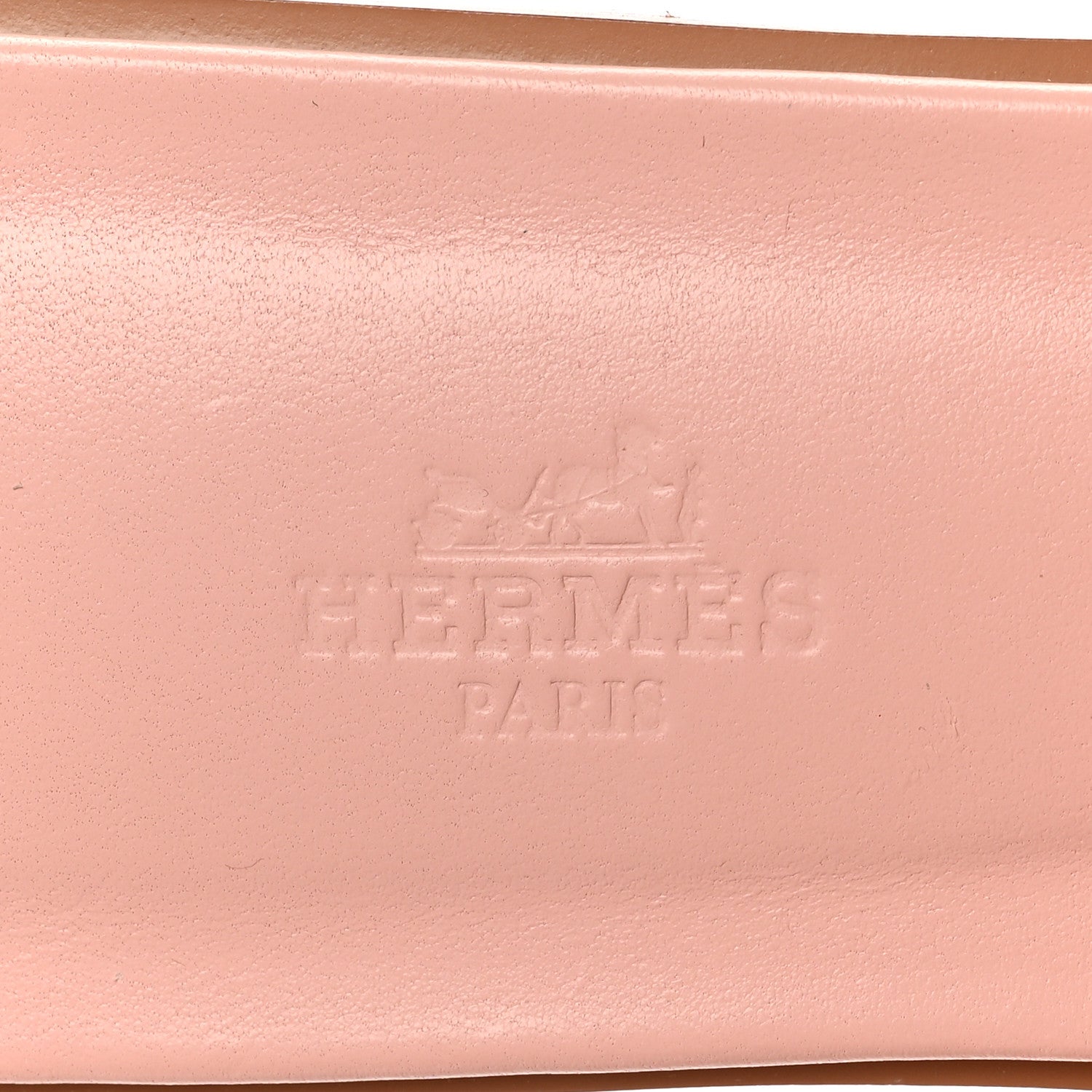 Hermes Epsom Oran Sandals 40.5 Rose Pale 8 of 9