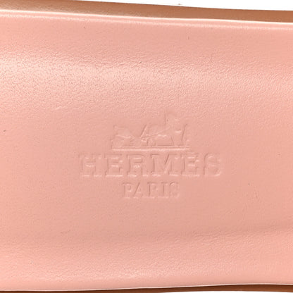 Hermes Epsom Oran Sandals 40.5 Rose Pale 8 of 9