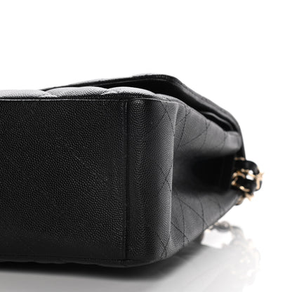 Chanel Caviar Quilted Maxi Double Flap Black 9 of 12