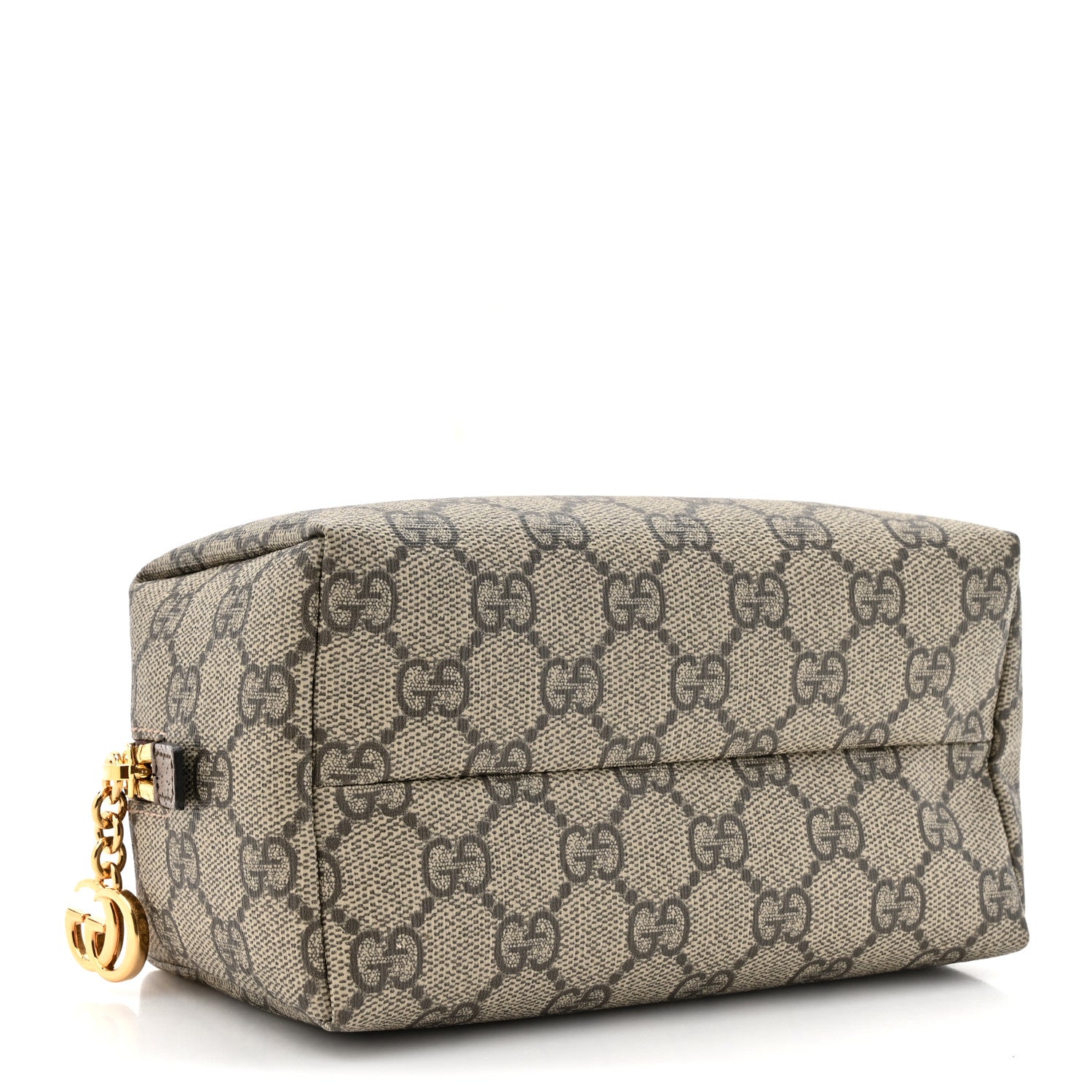 Gucci Soft GG Supreme Monogram Calfskin Medium Ophidia Cosmetic Case Beige Ebony New Acero 4 of 7