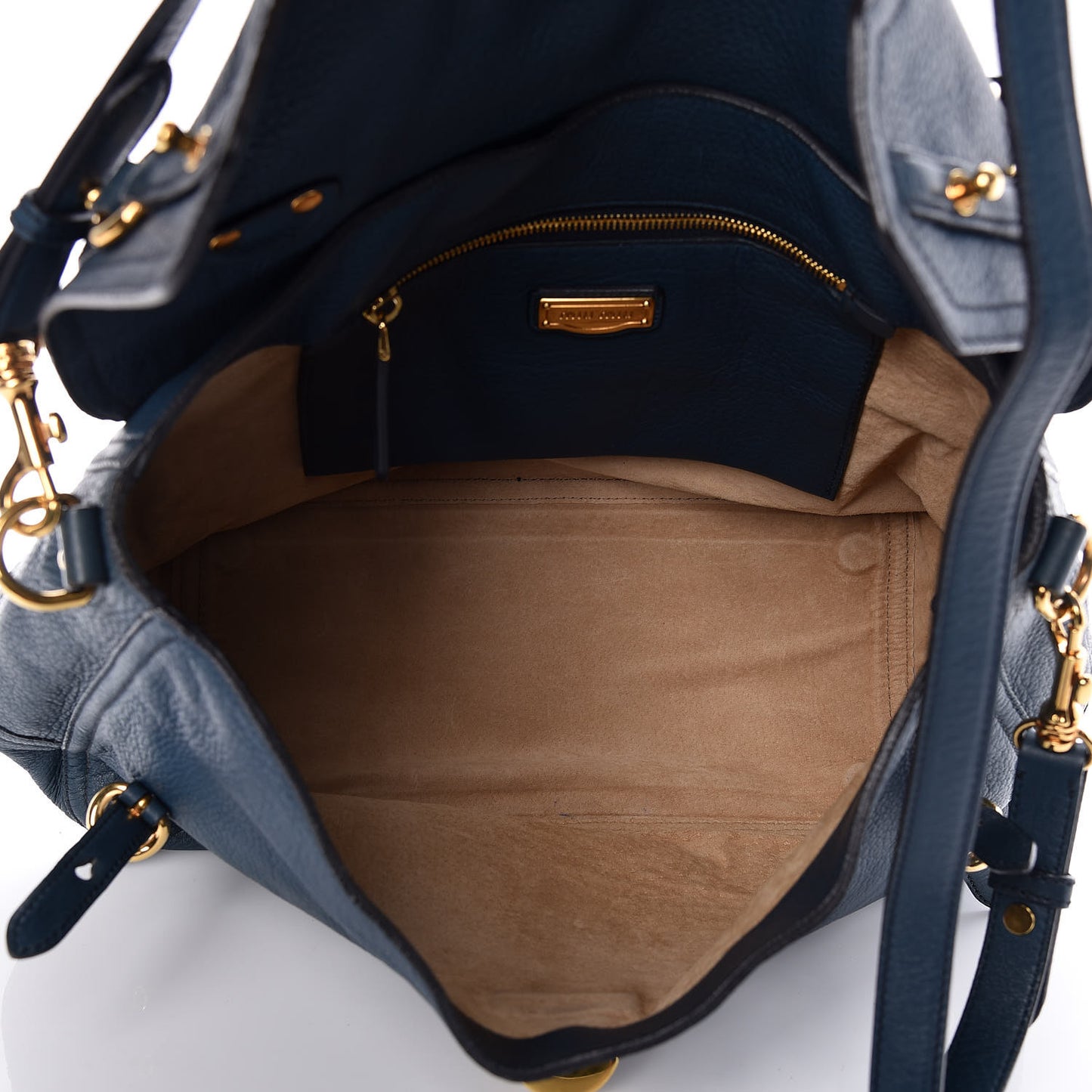 Cervo East-West Flap Satchel Blue