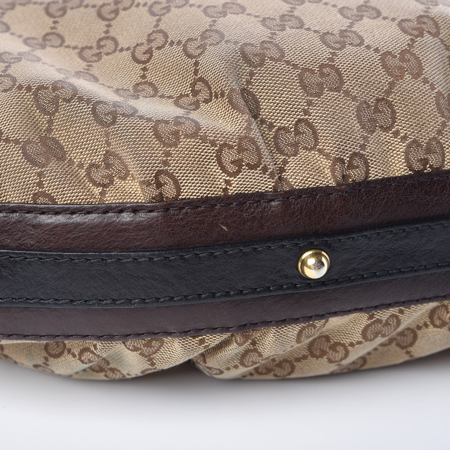 Gucci Monogram Medium Interlocking Hobo Dark Brown 8 of 11