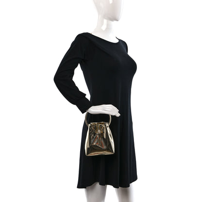 Jimmy Choo Metallic Patent Bon Bon Bag Gold 2 of 8