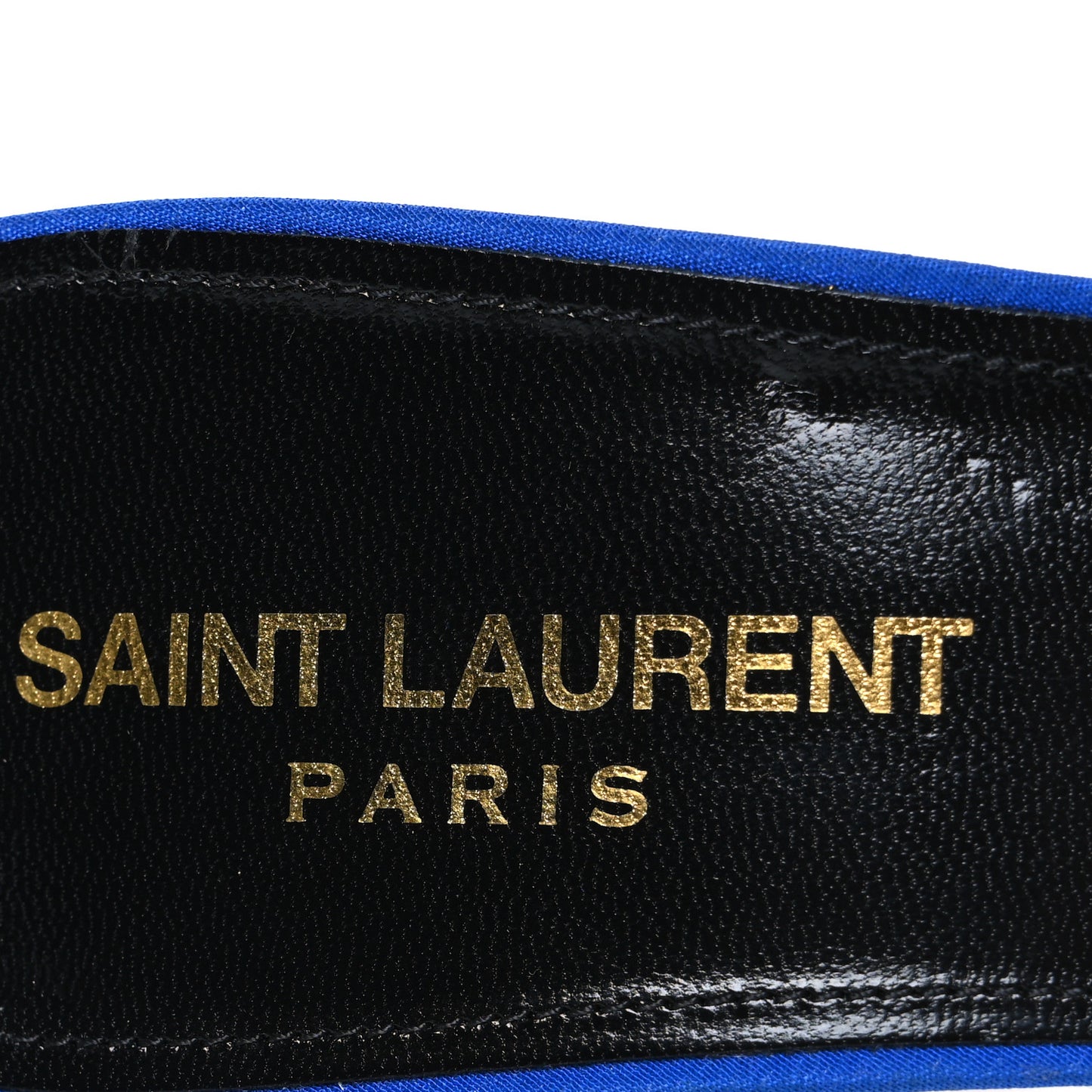 Crepe De Chine Sandals 38.5 Picasso Blue