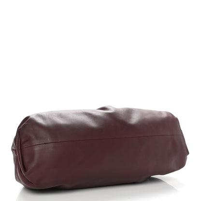 Bottega Veneta Smooth Butter Calf The Pouch Oversized Clutch Bordeaux 4 of 10