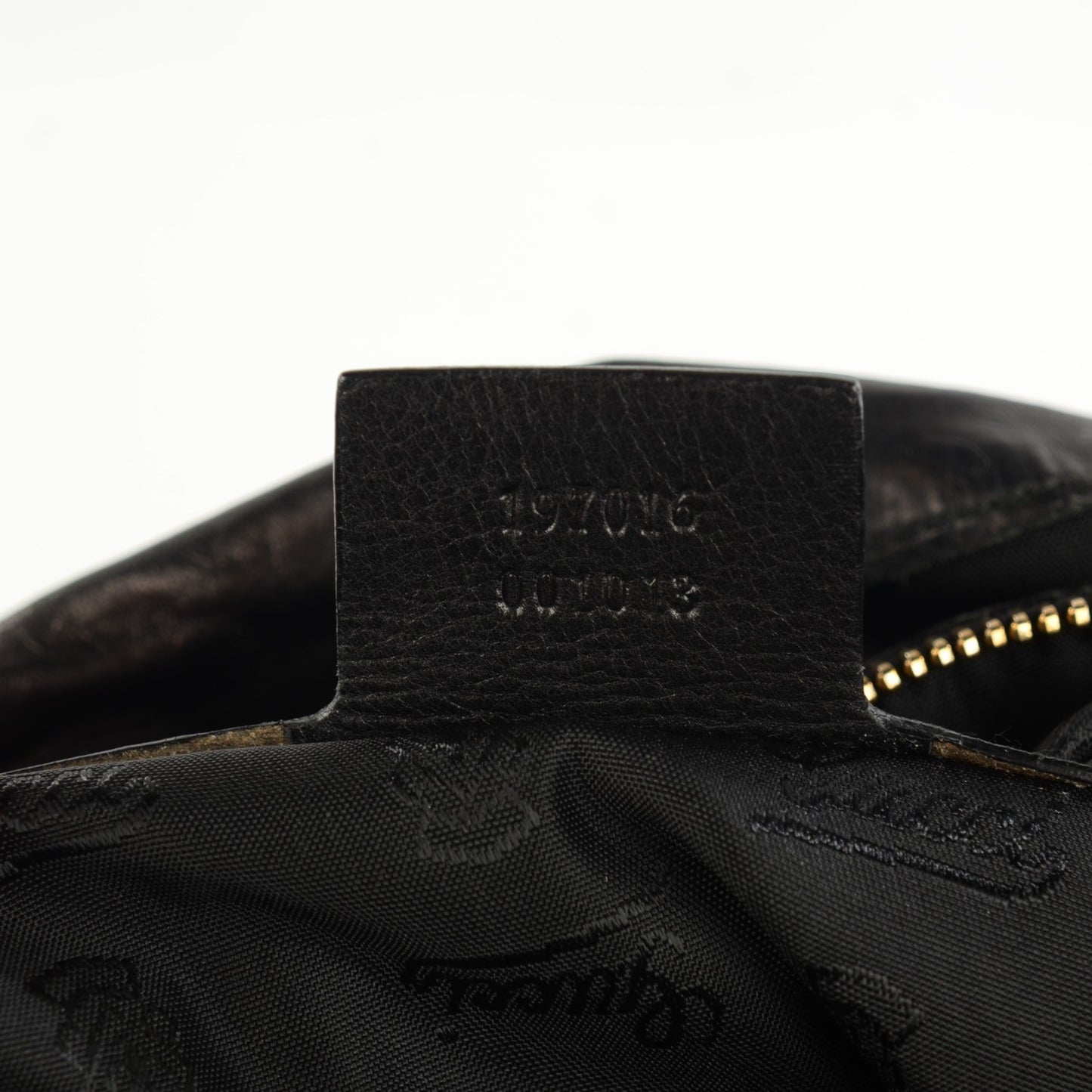 Patent Large Hysteria Top Handle Bag Black