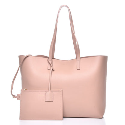 Saint Laurent Calfskin Large Shopping Tote Pale Blush 3 of 13