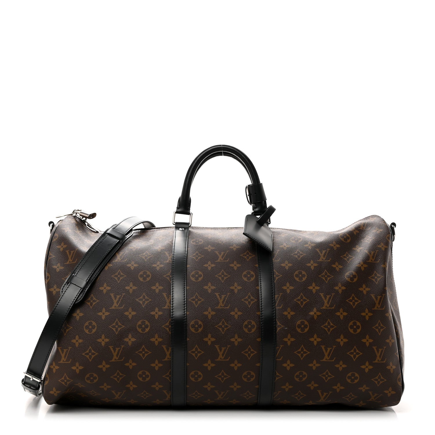 Louis Vuitton Monogram Macassar Keepall Bandouliere 55 1 of 8