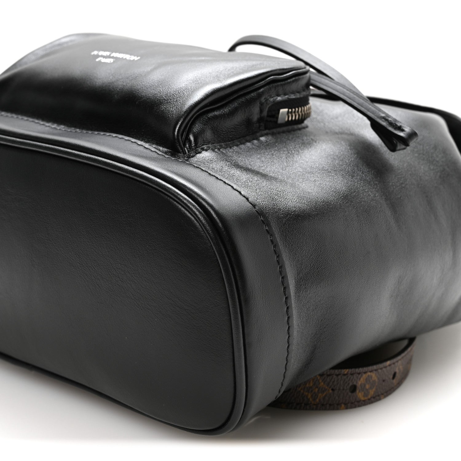 Louis Vuitton Lambskin Monogram Montsouris Vibe PM Black 1968690