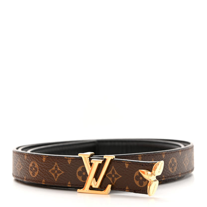 Louis Vuitton Monogram 20mm Pretty Reversible Belt 80/32 Black 2 of 7