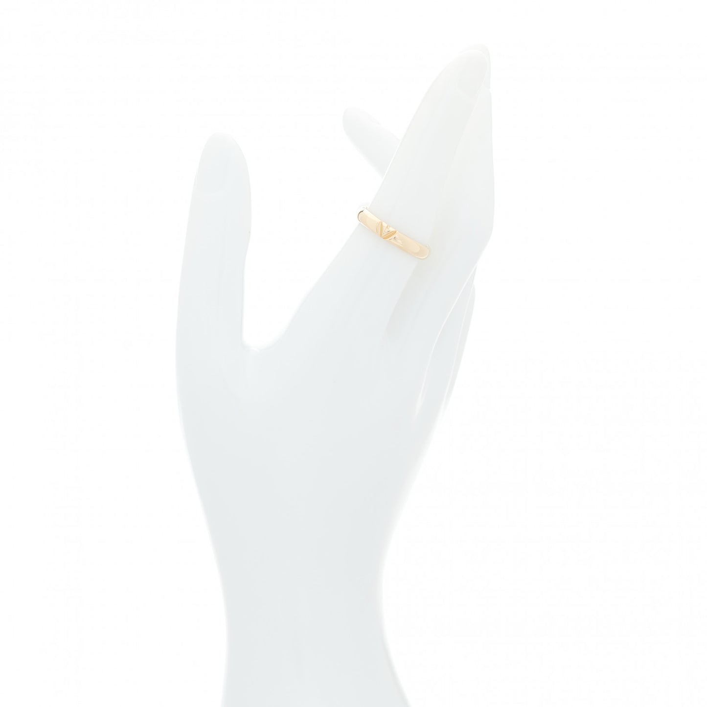 18K Yellow Gold LV Volt Multi Wedding Band Ring 54 7