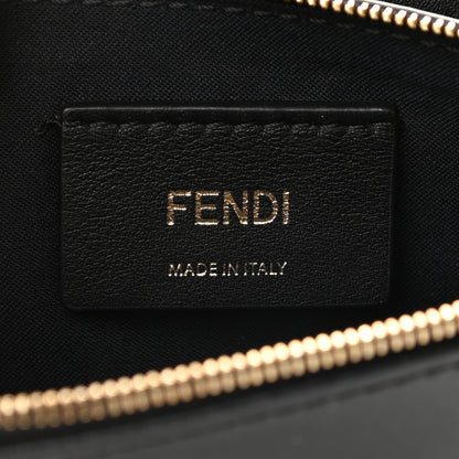 Fendi Vitello Liberty F is Fendi Studded Medium Envelope Wallet on Chain Black 6 of 10