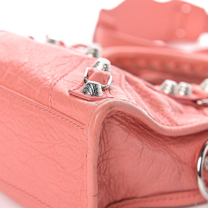 Balenciaga Agneau Giant 12 Silver Hardware Mini City Rose Azalee 11 of 14