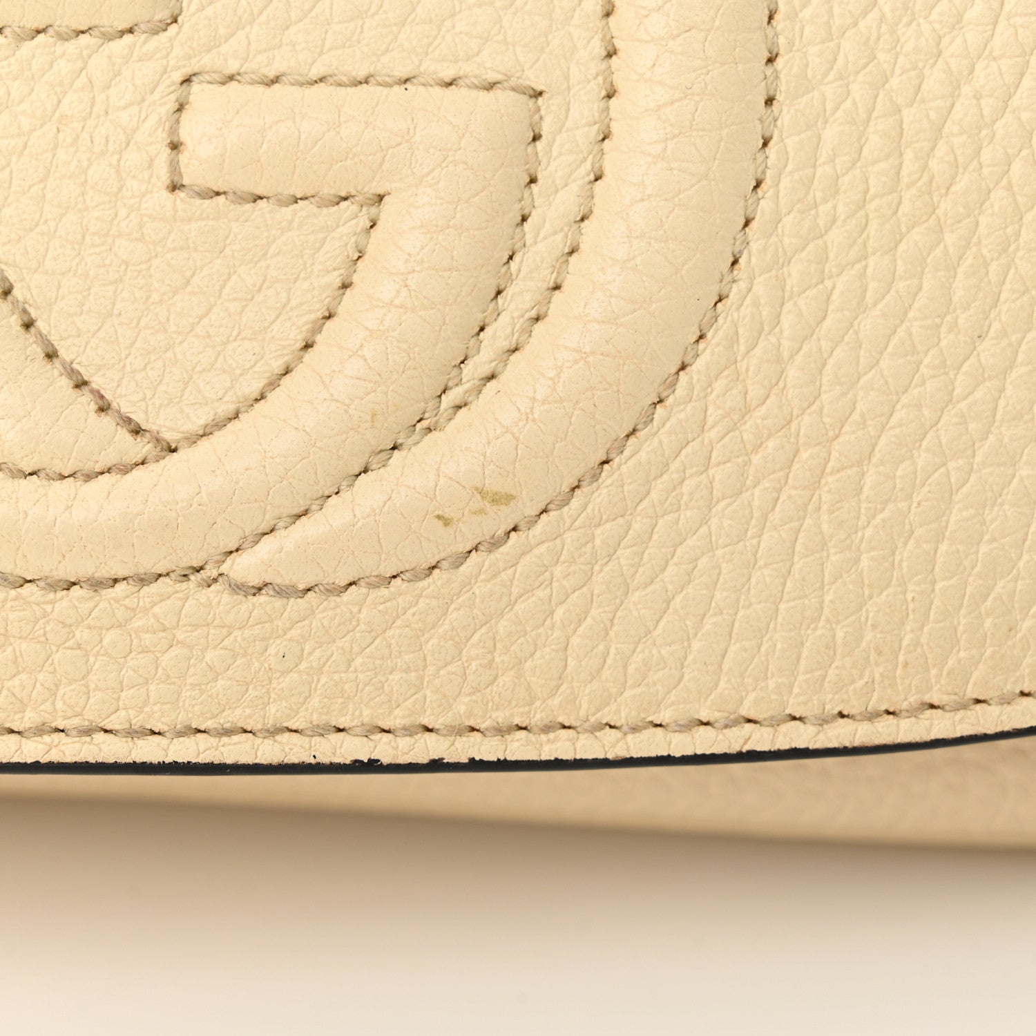 Gucci Cellarius Calfskin Medium Soho Flap Crossbody Ivoire 16 of 17