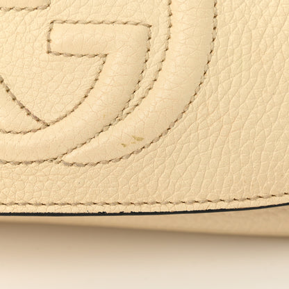 Gucci Cellarius Calfskin Medium Soho Flap Crossbody Ivoire 16 of 17
