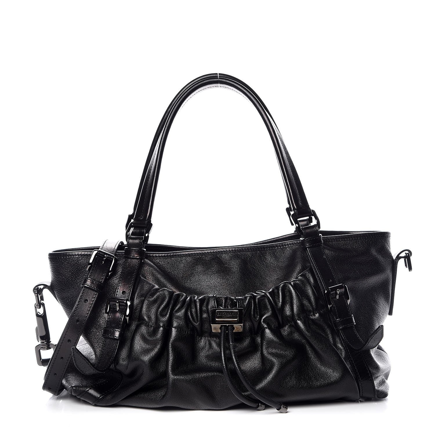 Burberry Calfskin Dallinger Satchel Black 1 of 9