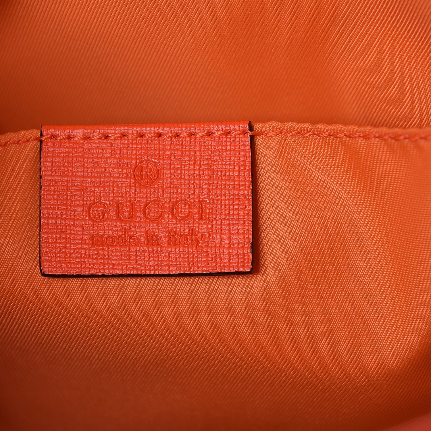 Gucci GG Supreme Monogram Space Cats Childrens Tote Orange 6 of 7