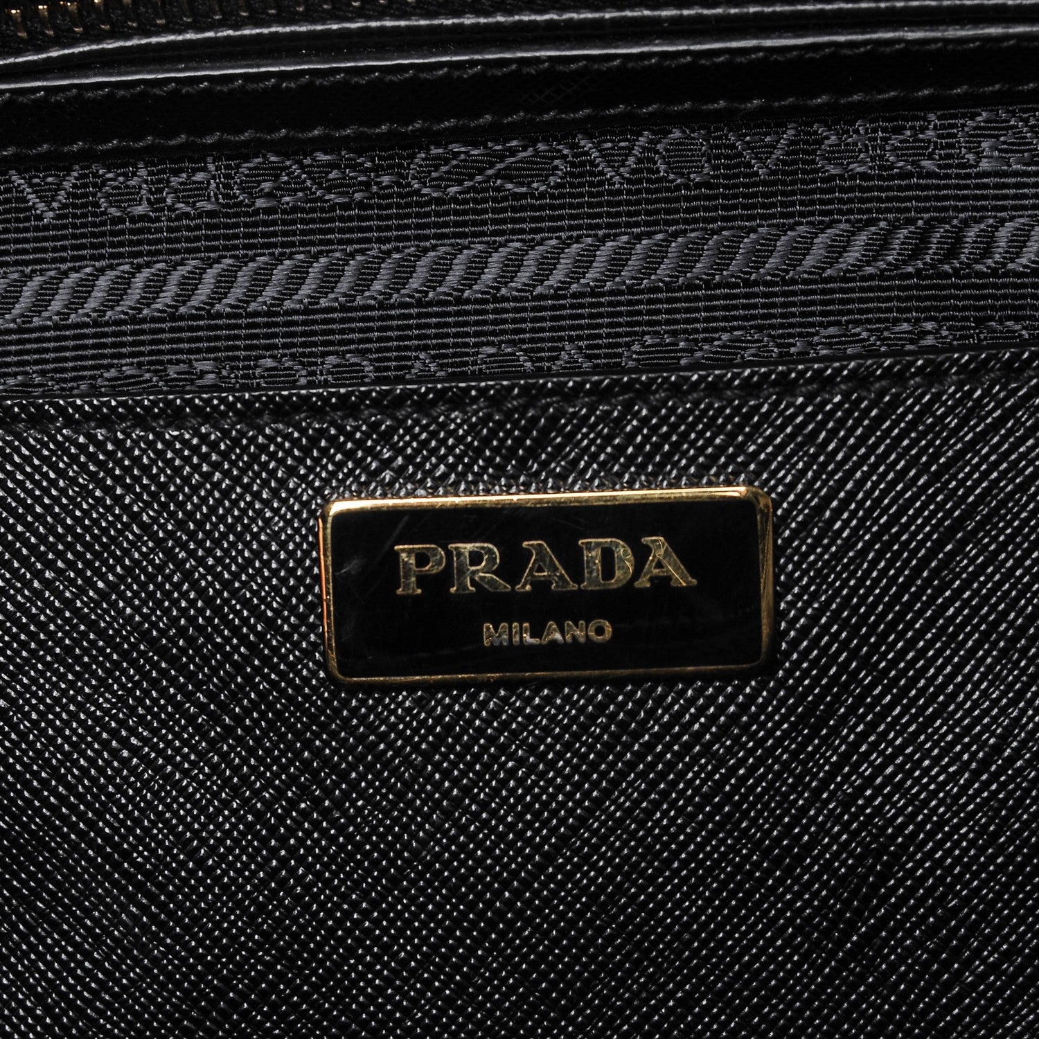 Prada Saffiano Medium Galleria Double Zip Tote Black 6 of 7