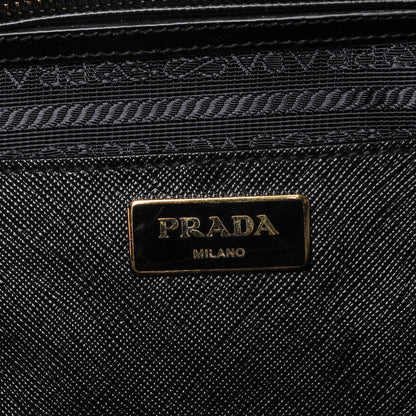 Prada Saffiano Medium Galleria Double Zip Tote Black 6 of 7