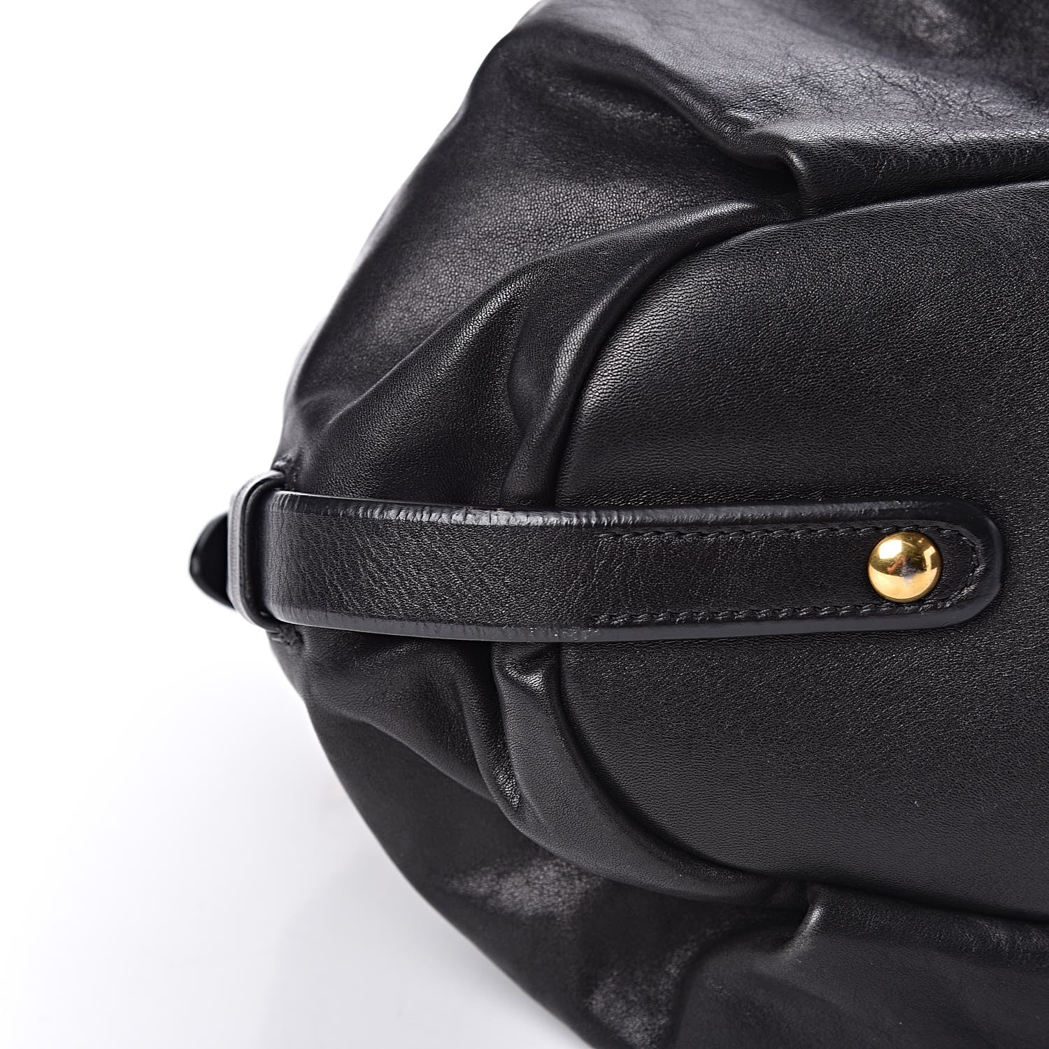 Prada Soft Calf Tote Black 9 of 10