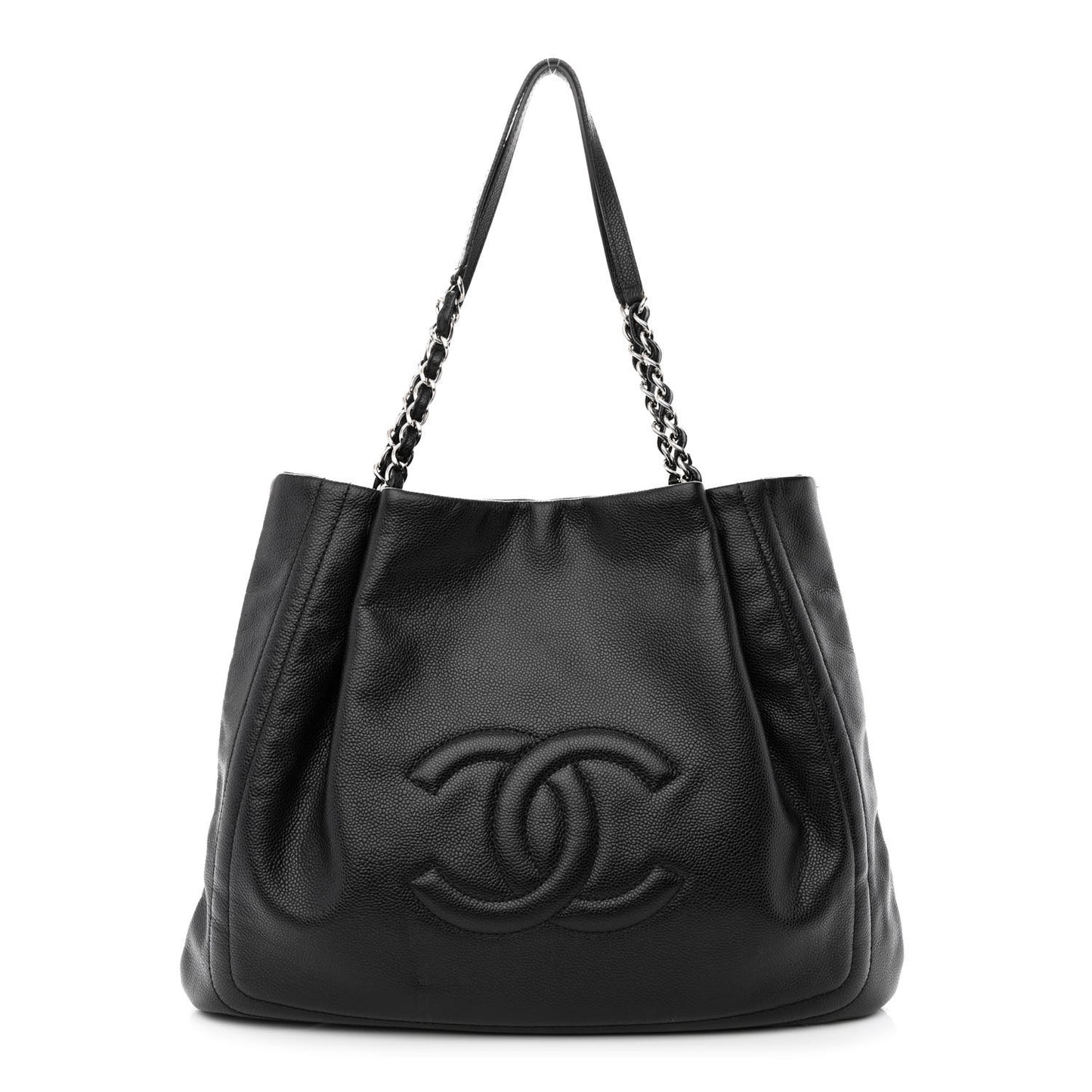 Caviar CC Timeless Shopping Tote Black