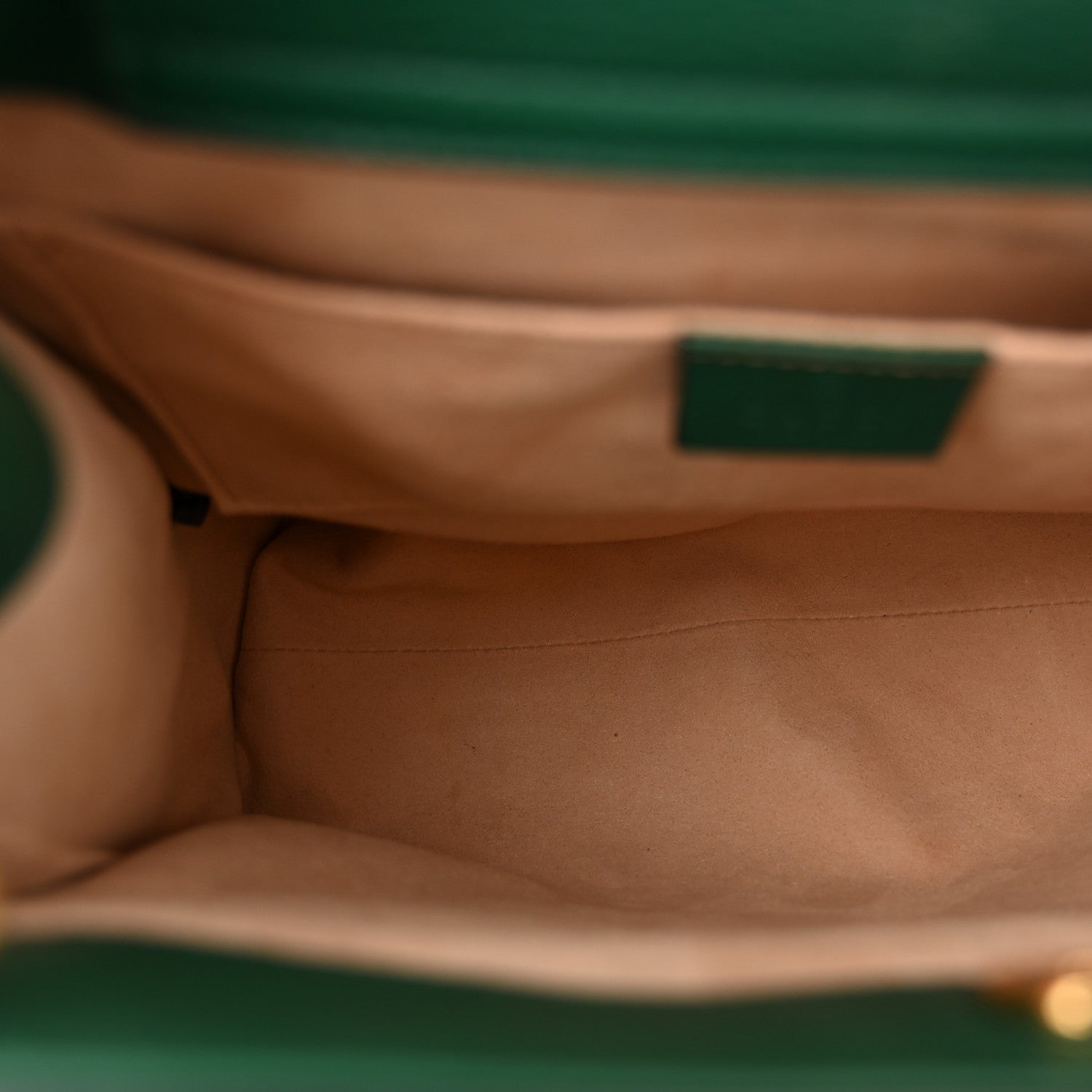Gucci Wonka Grain Calfskin Small Diana Tote Bag Green Yellow Fluo 5 of 10