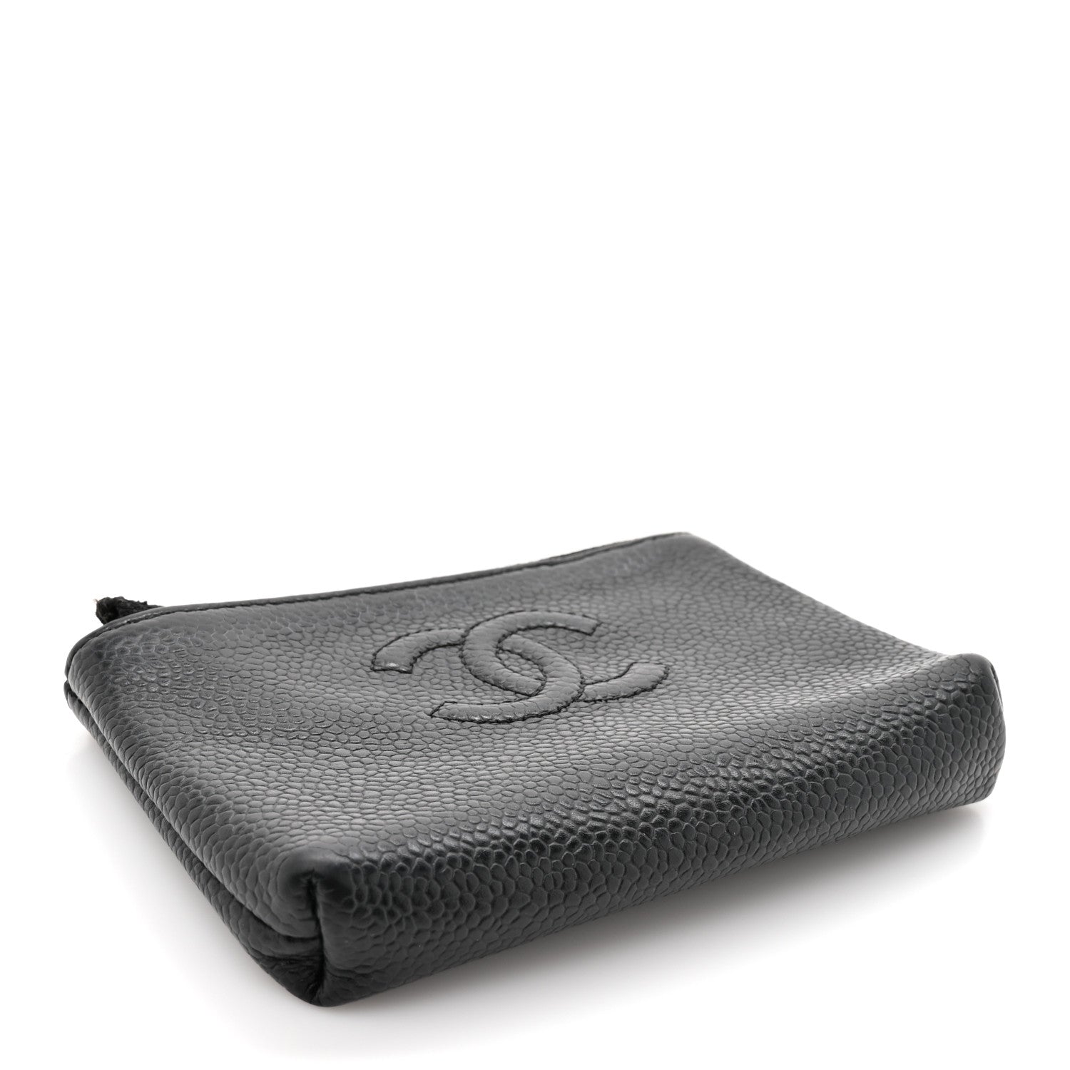 Chanel Caviar Timeless CC Key Holder Case Black 4 of 9