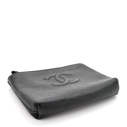 Chanel Caviar Timeless CC Key Holder Case Black 4 of 9