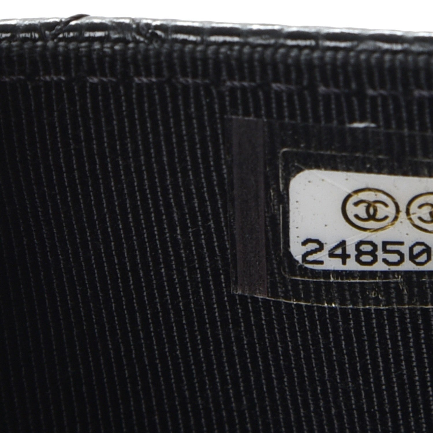 Chanel Caviar Quilted Flap Card Holder Black 8 of 8