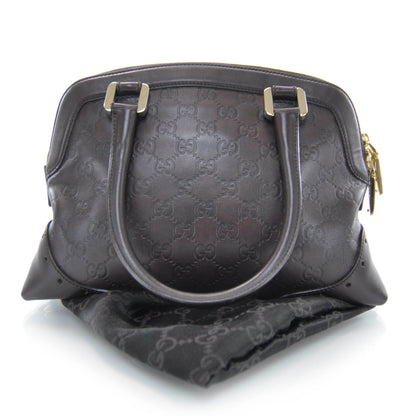 Gucci Guccissima Punch Handbag Chocolate Brown 3 of 9