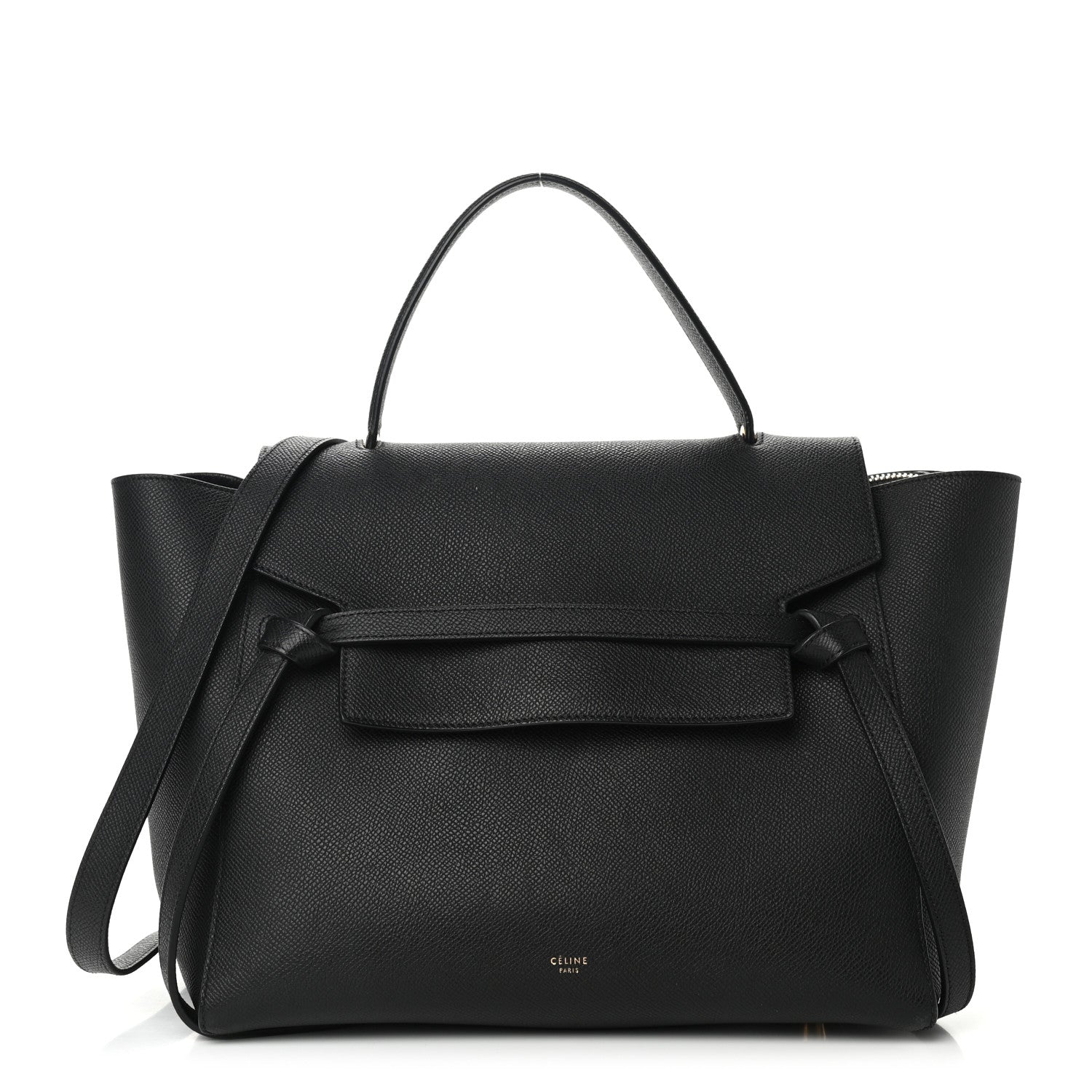Celine Grained Calfskin Mini Belt Bag Black 1 of 15